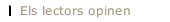 Els lectors opinen