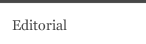 Editorial